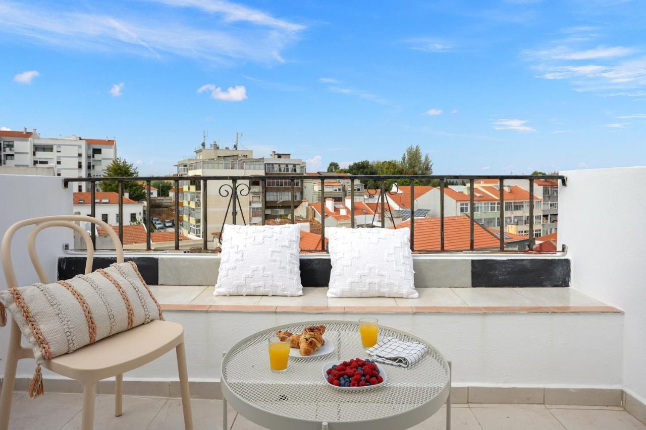 Sunny 2 Bedroom Apartment In Almada - Balconies With River View מראה חיצוני תמונה